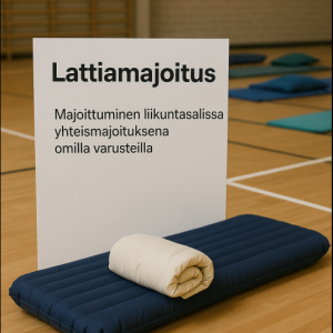 Turku Taikai lattiamajoitus pe-la-su 2 yötä / floor accommodation Fri-Sat-Sun 2 nights