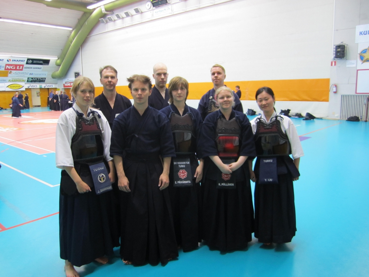 Turkulaisia kyu-leirillä 2012